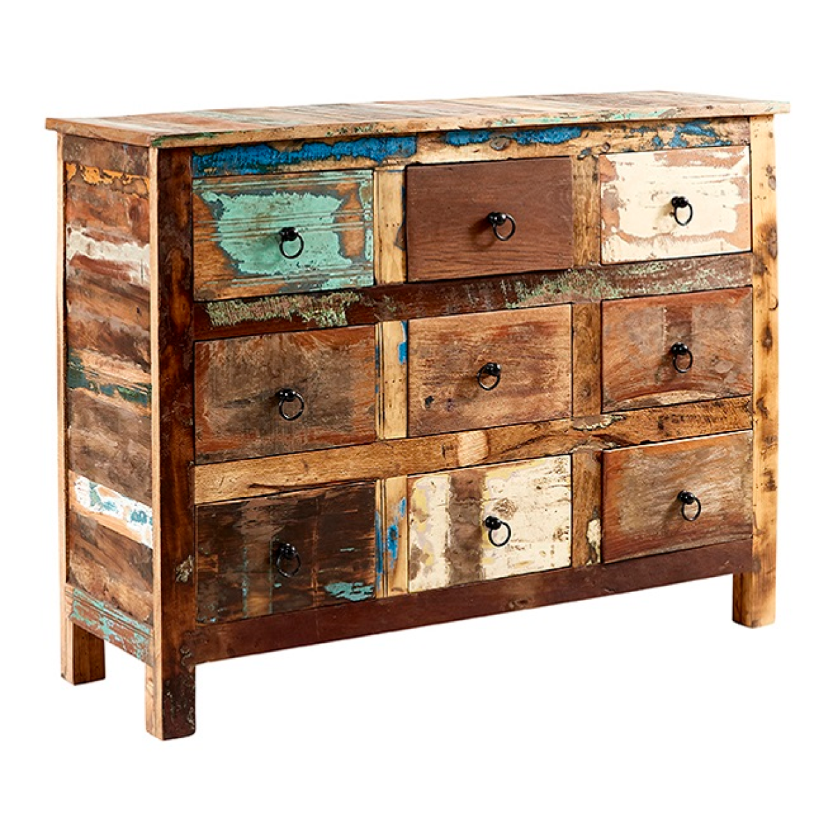 Coastal 9 Drawer Chest
