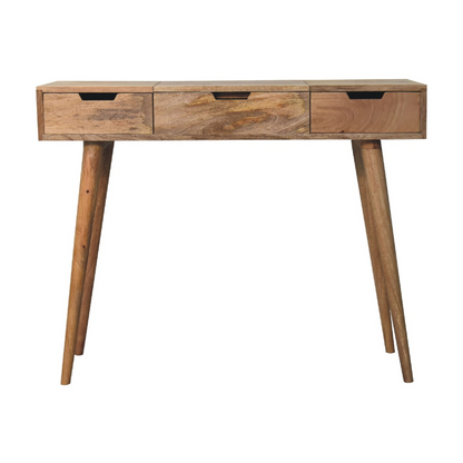 Artisan Furniture Solid Mango Wood Oak-ish Dressing Table