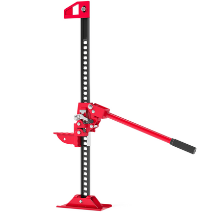 HOMCOM 33" 3 Tonne High Lift Farm Jack for 4x4 Tractors Trucks, Red
