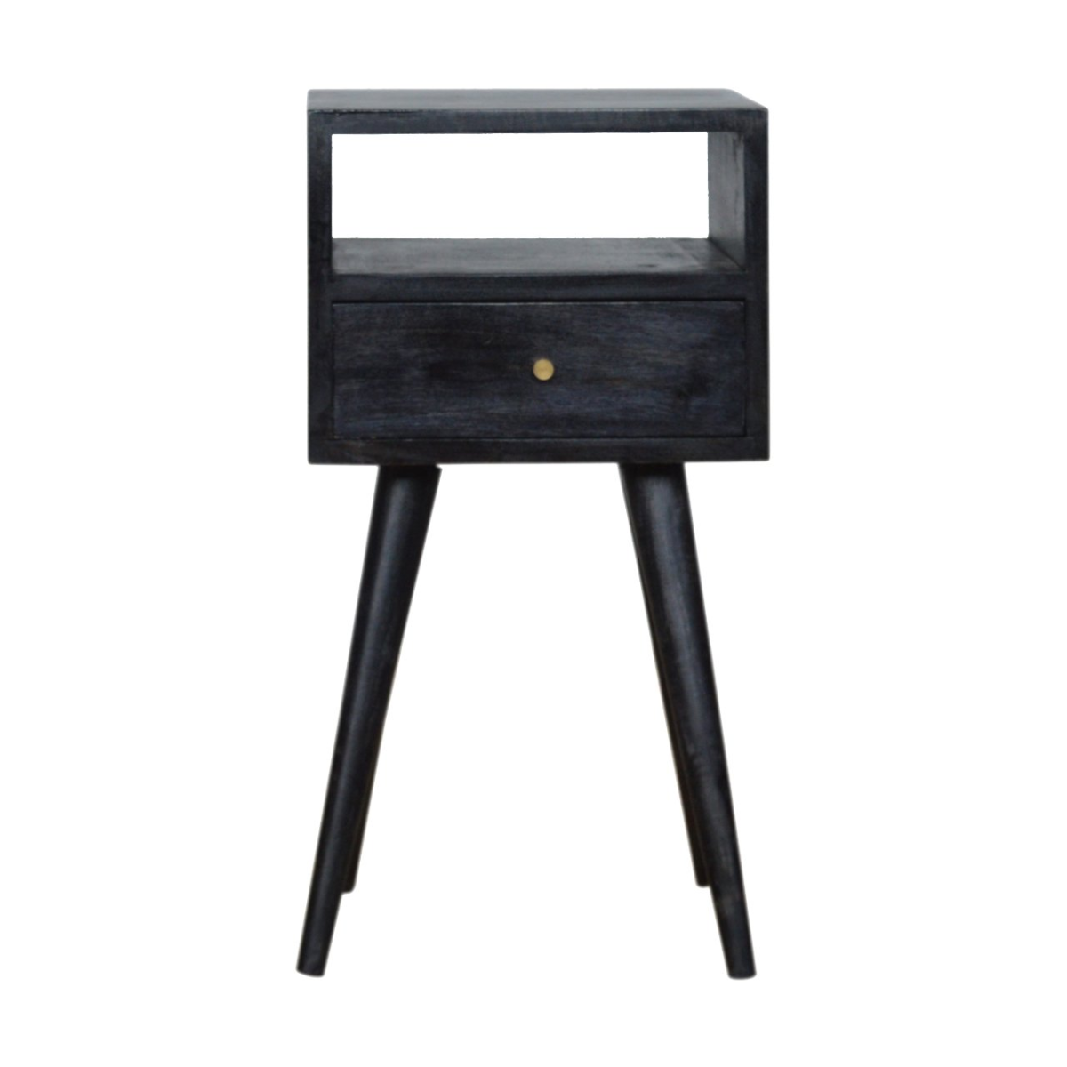 Artisan Furniture Solid Wood Mini Ash Black Bedside