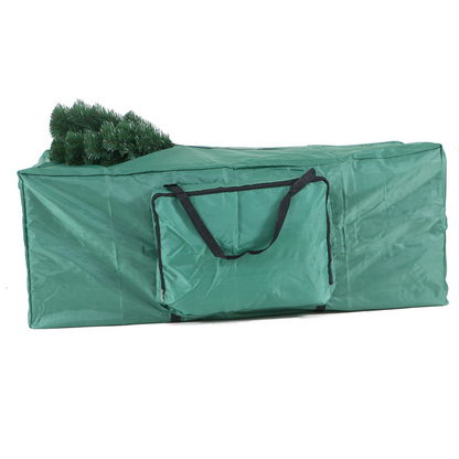 Large Green Xmas bag With Side Pocket