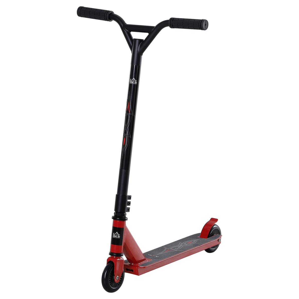 HOMCOM Stunt Scooter Complete Trick Scooters Kick Scooters Teenagers Red