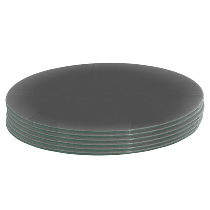 30cm Round Glass Placemats - Pack of Six