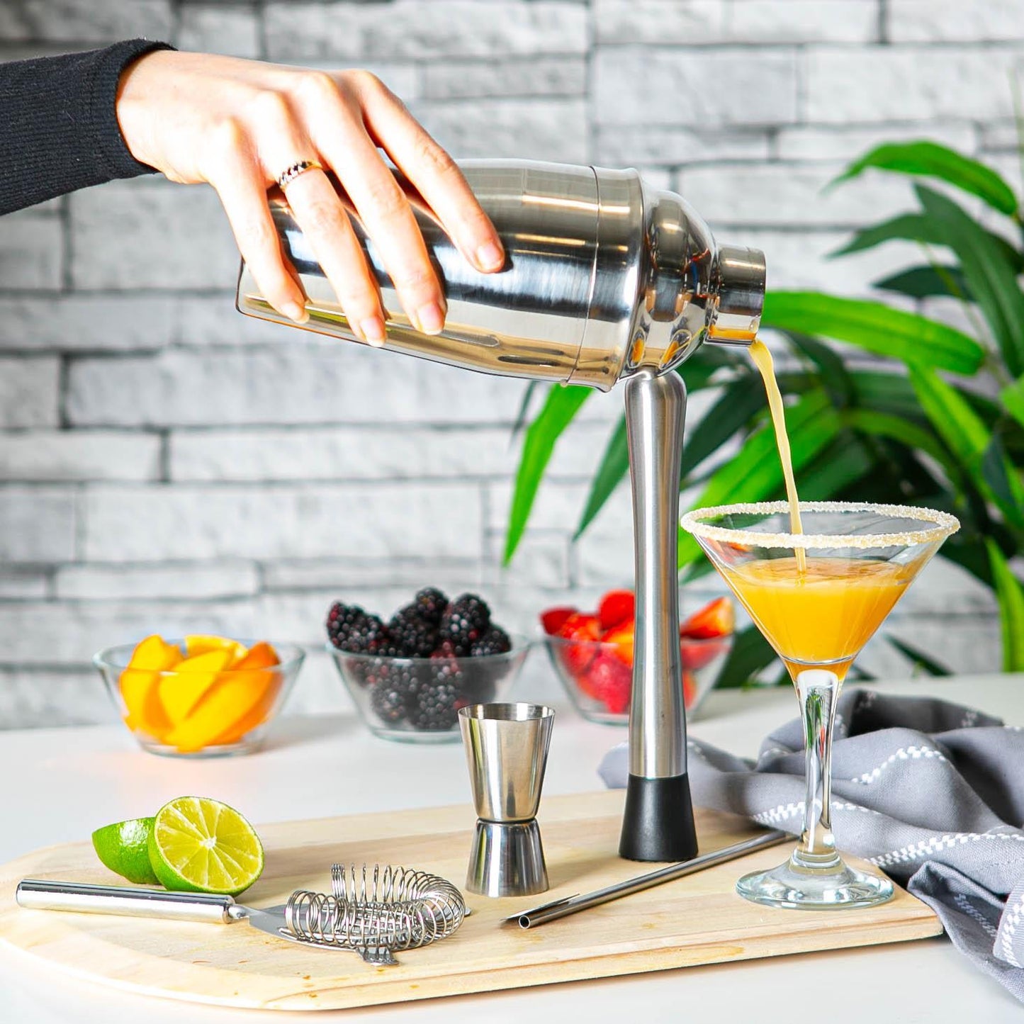 5pc Manhattan Cocktail Shaker Set