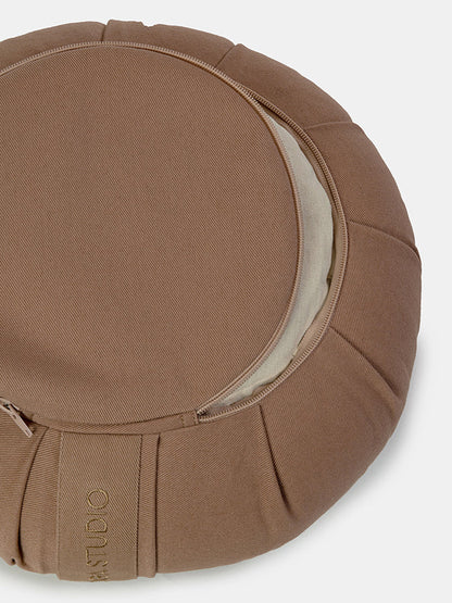 Yoga Studio GOTS Organic Cotton Round Lotus Zafu Buckwheat Cushion