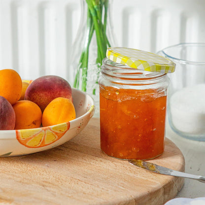 380ml Glass Jam Jars with Lids - Pack of 6