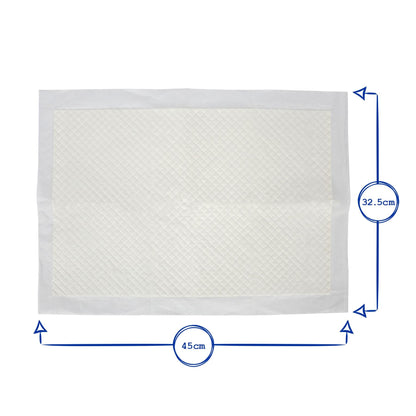 Disposable Incontinence Bed Pads - 32.5cm x 45cm - Pack of 50