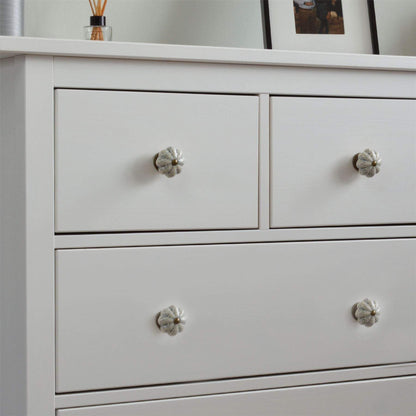 Vintage Floral Ceramic Cabinet Knob