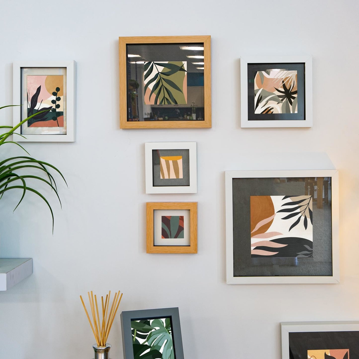 8" x 8" Picture Mount for 10" x 10" Frame