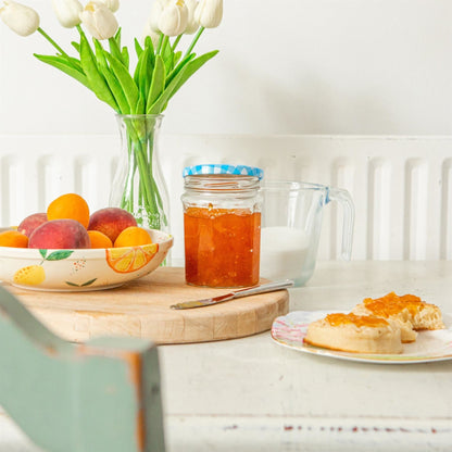 380ml Glass Jam Jars with Lids - Pack of 6