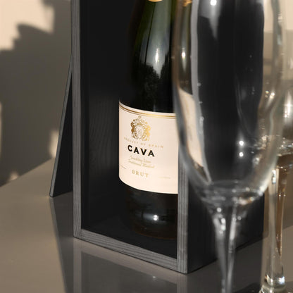 Single Bottle Wooden Champagne Wine Box