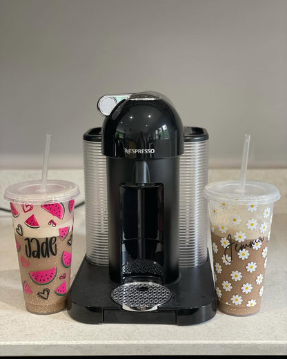 Daisy Tumbler Venti Cold Cup 24oz - With Straw - (Name Can Be Added)