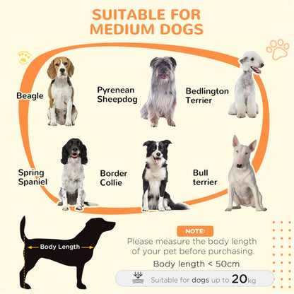 PawHut Dog Crate Furniture, Dog House Furniture Style for Medium Dogs, Dog Kennel with Removable Cushion for Indoor Use, 80 x 54 x 57cm - Brown