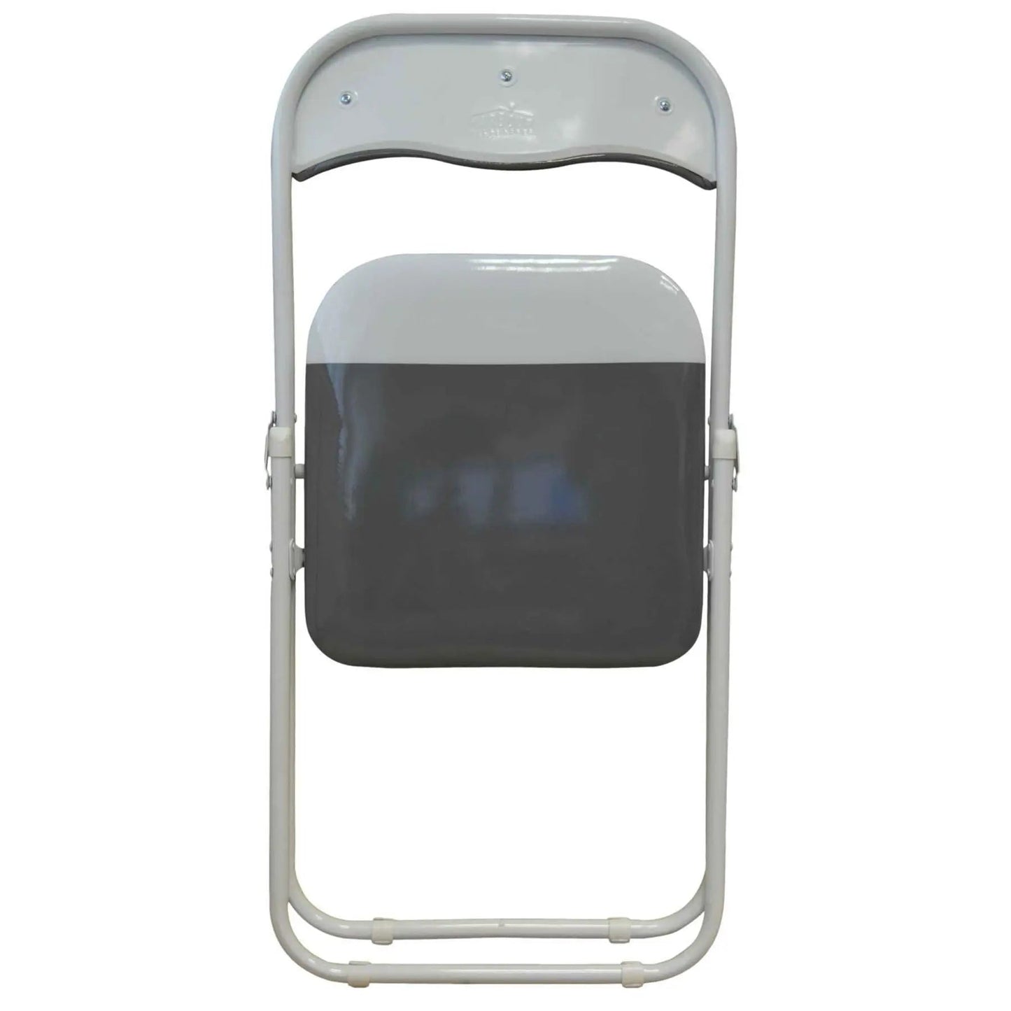 Grey Wave Padded Folding Chair