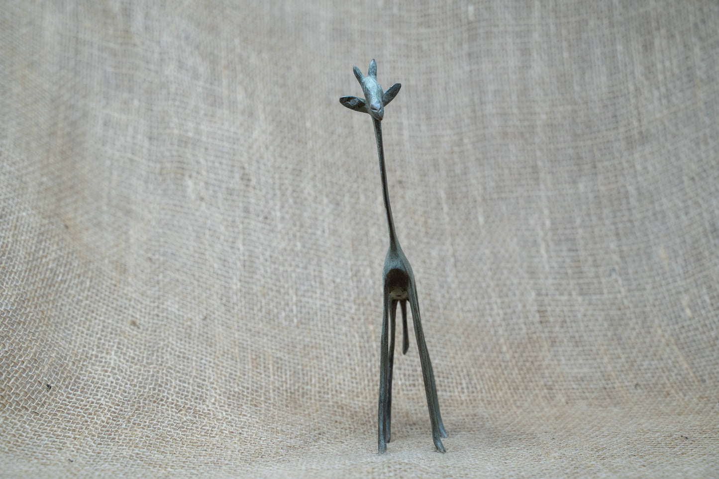 Bronze Giraffe - Chad 20cm.2