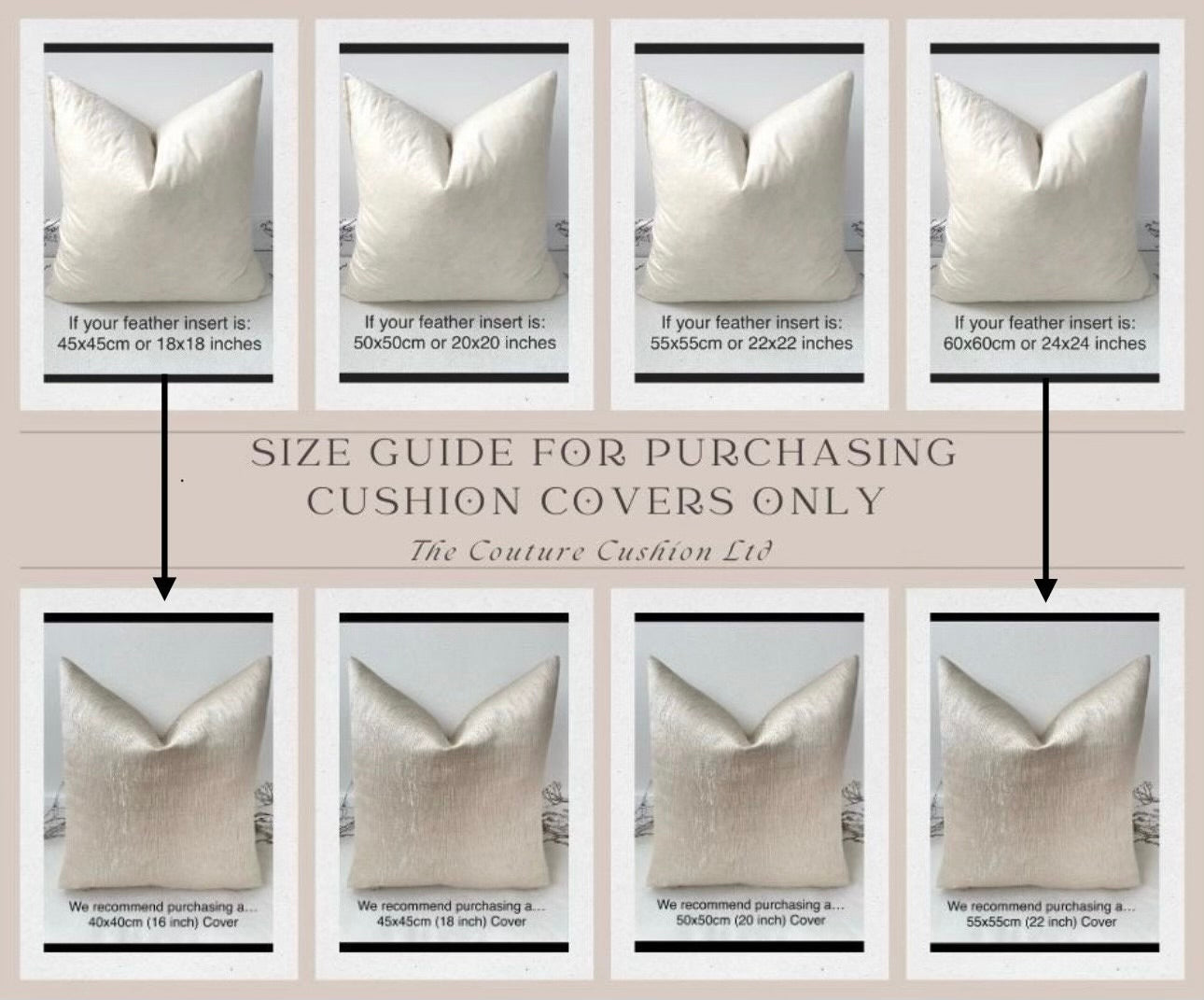 The Couture Cushion - The Ivory Rixo - Style No. 157