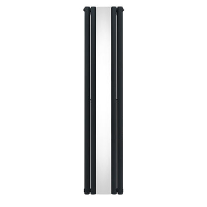 Oval Mirror Radiator - 1800mm x 380mm - Anthracite Grey