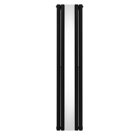 Oval Mirror Radiator - 1800mm x 380mm - Black