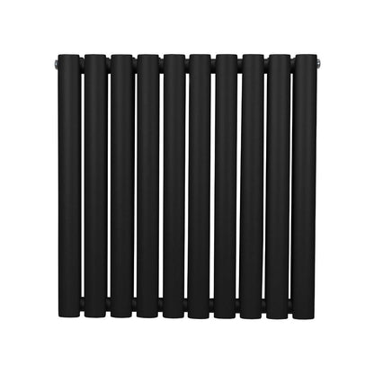 Oval Column Radiator 600mm x 600mm - Black