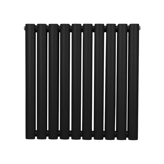 Oval Column Radiator 600mm x 600mm - Black