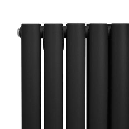 Oval Column Radiator 600mm x 1020mm Black