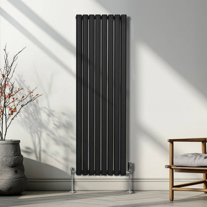 Oval Column Radiator 1600mm x 480mm Black