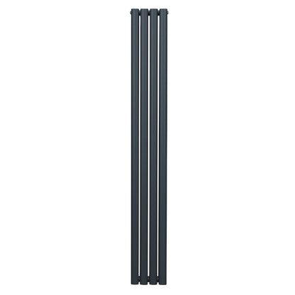 Oval Column Radiator 1800mm x 240mm Anthracite Grey