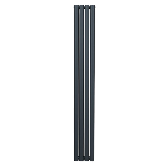 Oval Column Radiator 1800mm x 240mm Anthracite Grey