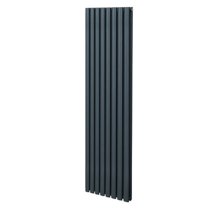 Oval Column Radiator 1800mm x 480mm Anthracite Grey