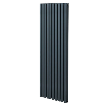 Oval Column Radiator 1800mm x 600mm Anthracite Grey