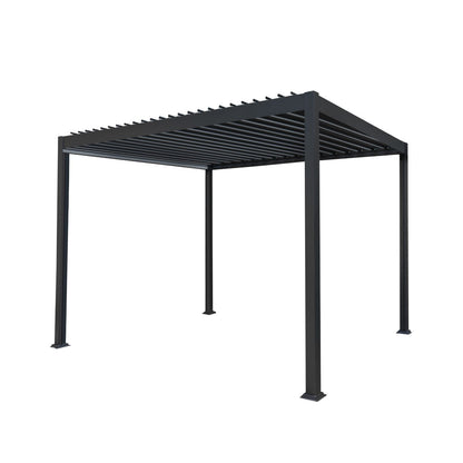 Anthracite Aluminium Pergola 3m x 3m
