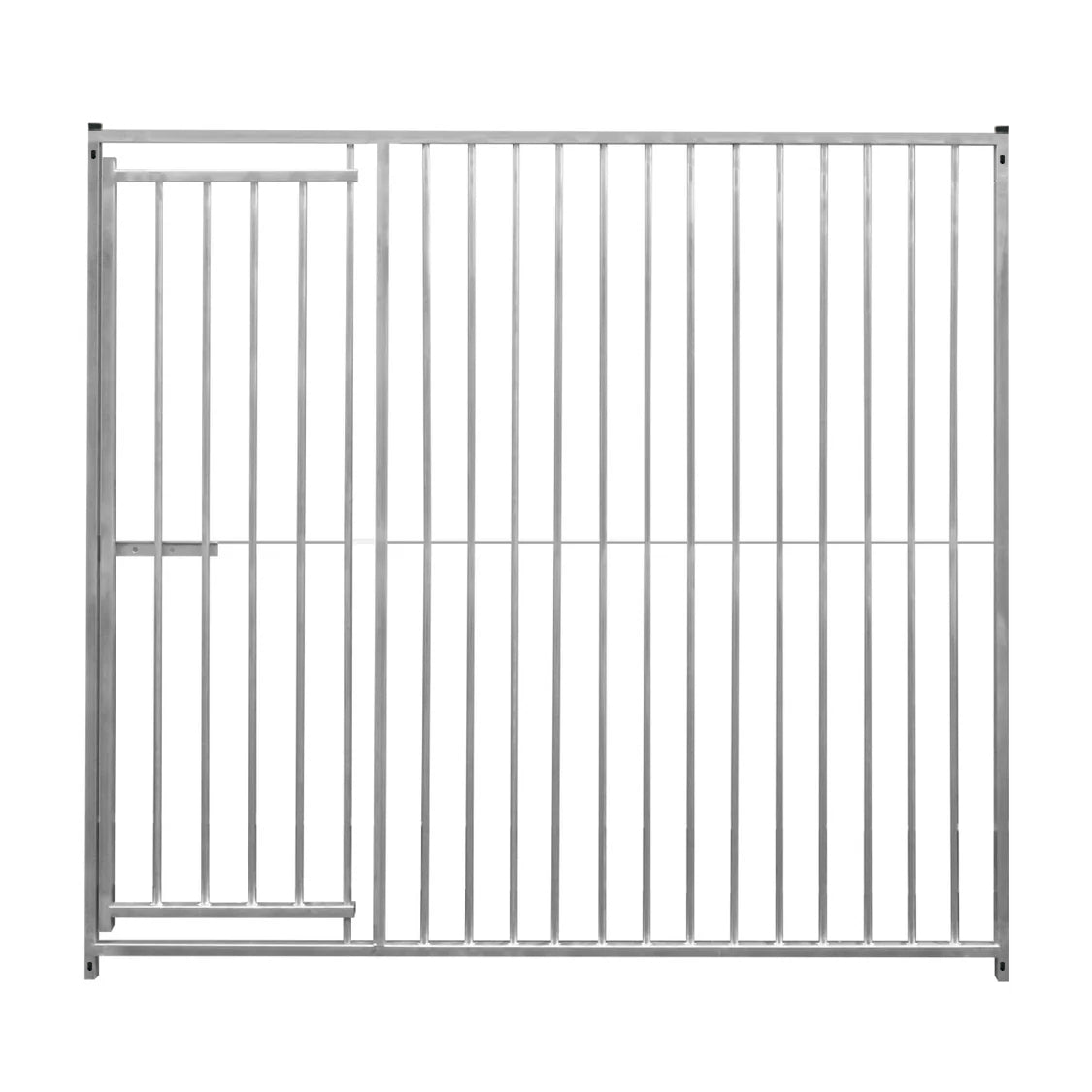 2m Dog Run Panel With Door 8cm Bar Spacing