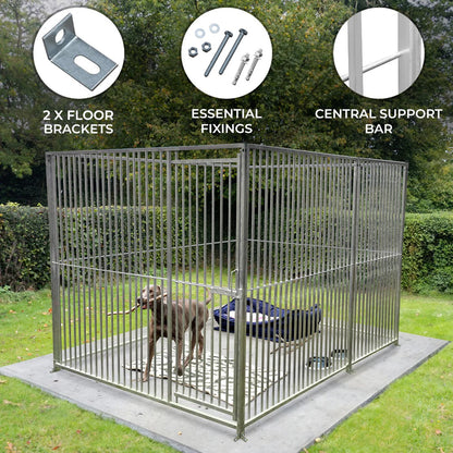 1.5m Dog Run Panel 5cm Bar Spacing