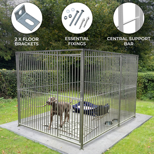 1.5m Dog Run Panel 5cm Bar Spacing