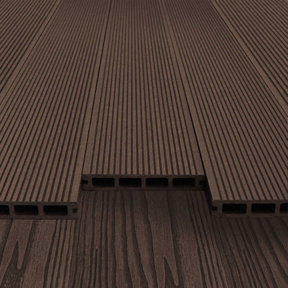 Composite Decking Boards x 5 Brown
