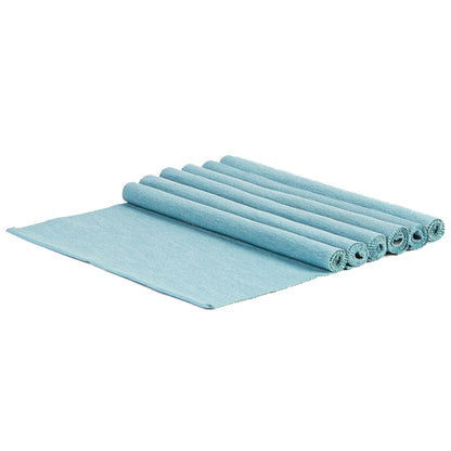 45cm x 34.5cm Ribbed Cotton Placemats - Pack of Six
