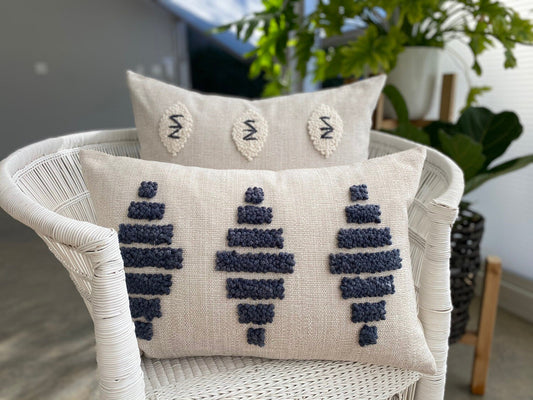Punch Needle Cushion Cover - Zulu Pattern 1