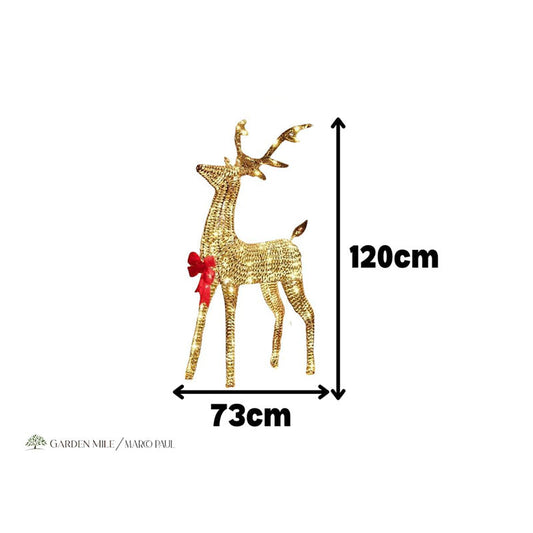 Christmas Reindeer Decoration LED Stag Ornament XL