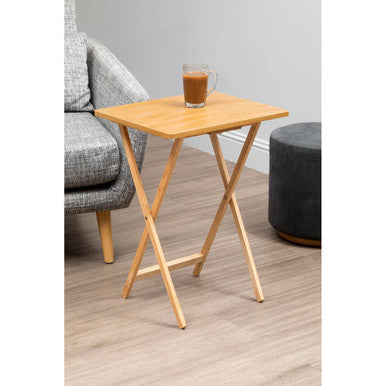 Heva Tropical Hevea Wood Folding Snack Table
