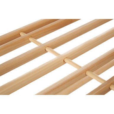 Arla Natural And Cedar Wood 2 Tier Shoe Rack