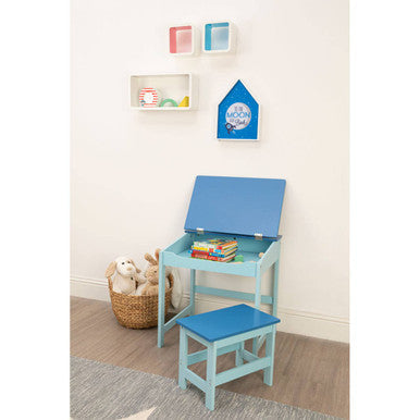 Jordan Childrens Blue Desk And Stool