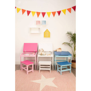 Jordan Childrens Blue Desk And Stool