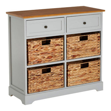 Vermont Two Drawers Four Baskets Cabinet