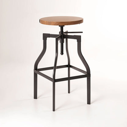New Foundry Ash Seat Bar Stool