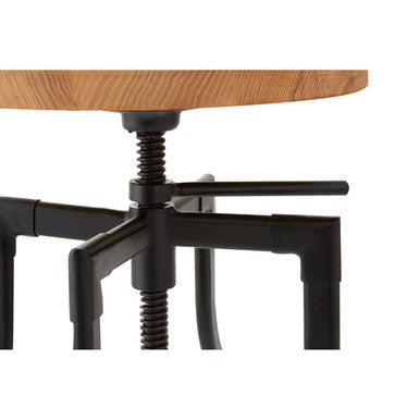 New Foundry Ash Seat Bar Stool