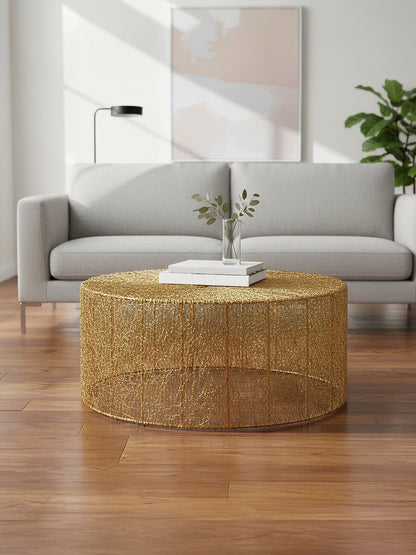 Templar Iron Coffee Table With Gold Finish