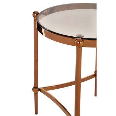 Forli Rose Gold Side Table