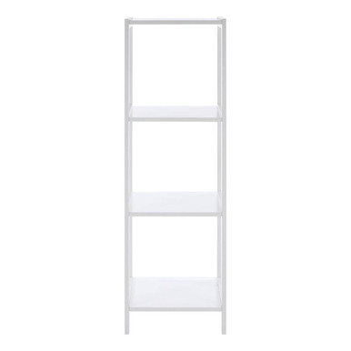 Dara 4 Tier White Bathroom Shelf
