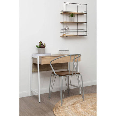 Brixton Wood 3 Tier Wall Shelf