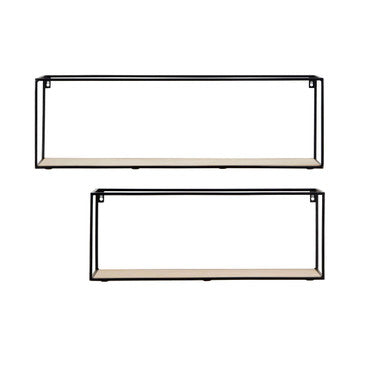 Brixton Set of 2 Cuboid Wall Shelf
